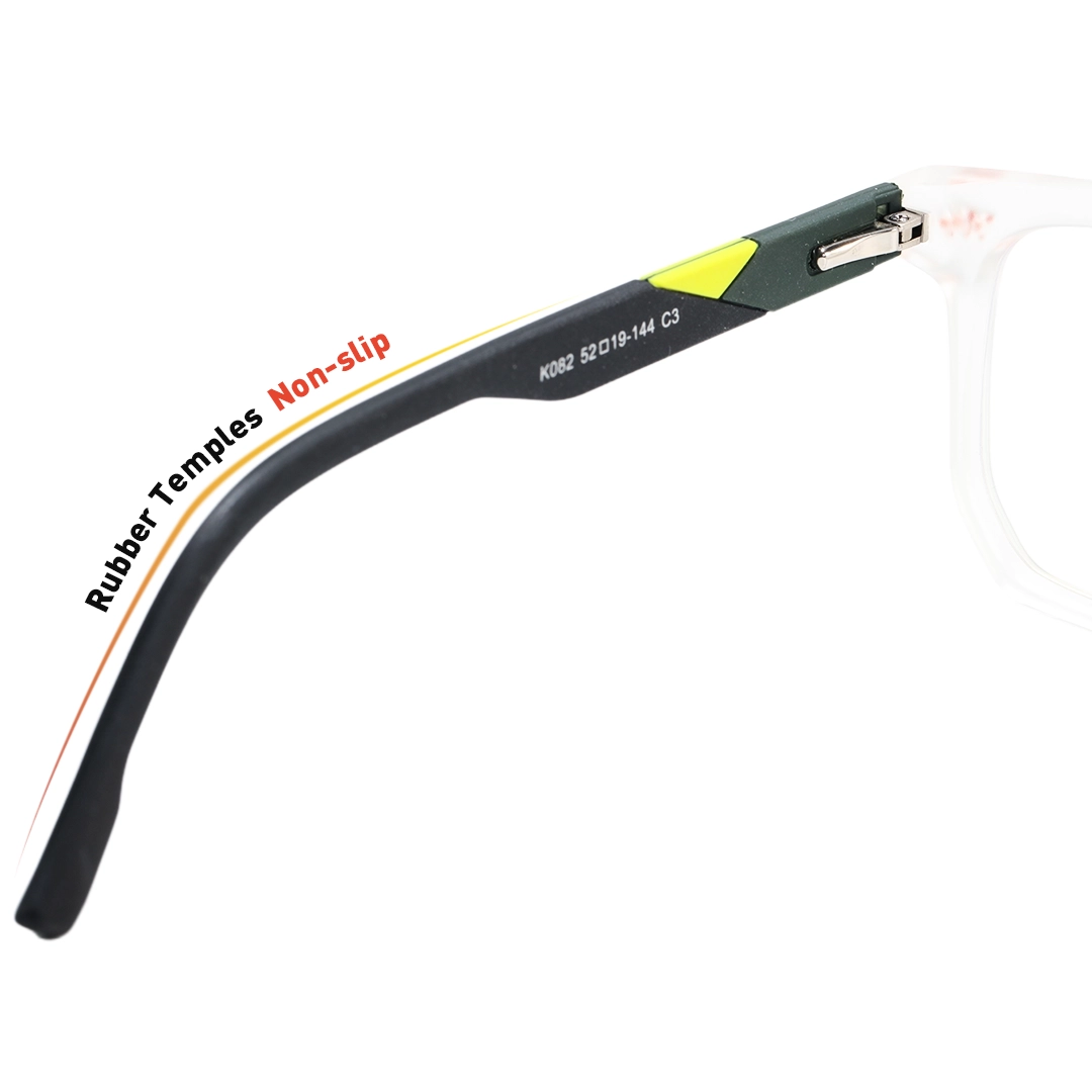 Temple detail of Cole square tr90 eyeglasses SR0032604 in clear