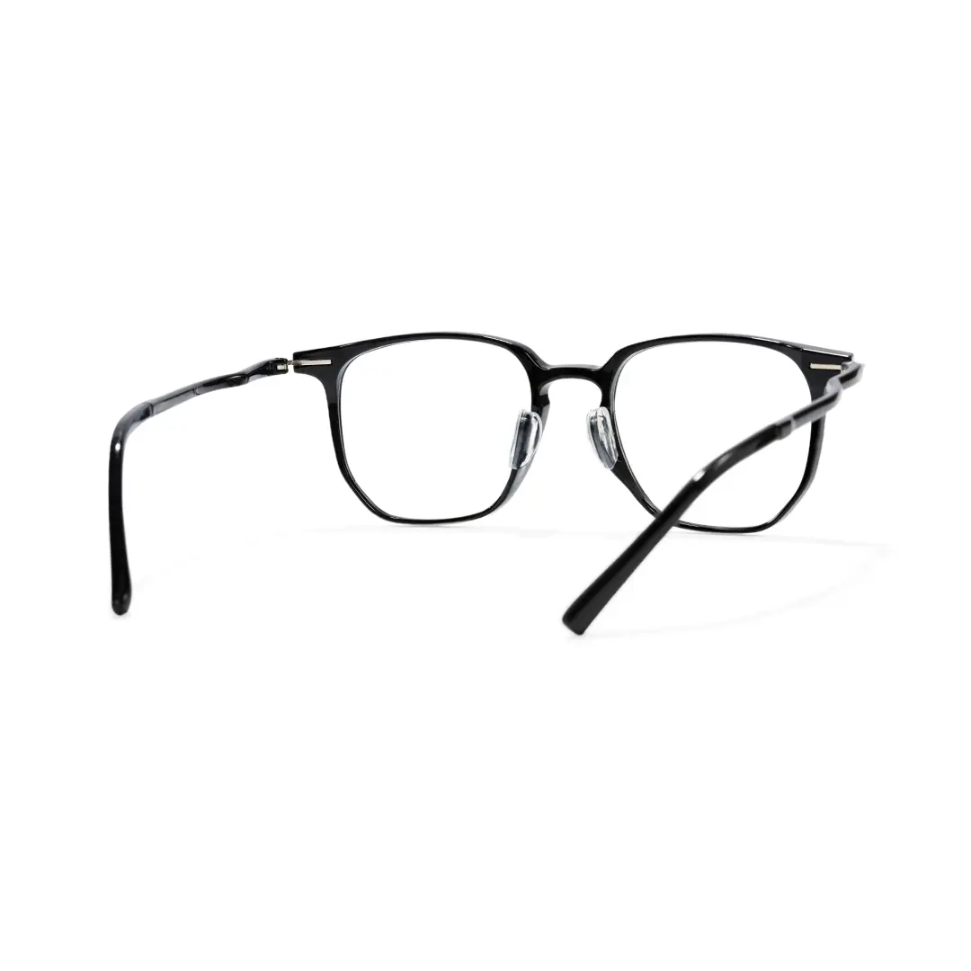 Back view of Benny square tr90 eyeglasses SR0042508 in black