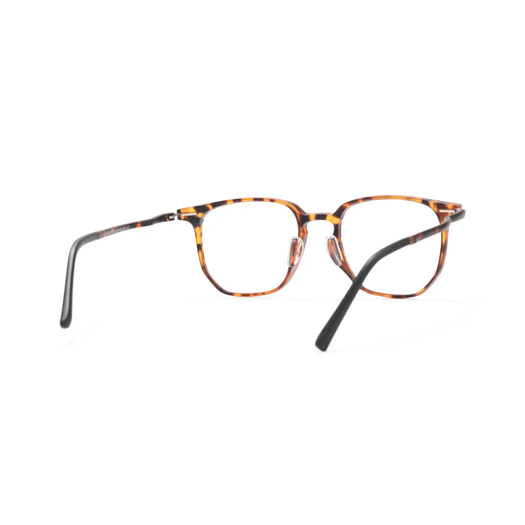 Back view of Benny square tr90 eyeglasses SR0042508 in tortoise