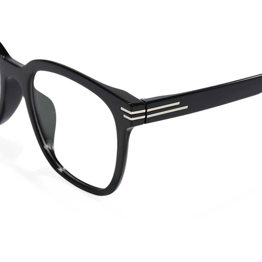 End piece detail of Hadley square tr90 eyeglasses SR0052508 in black