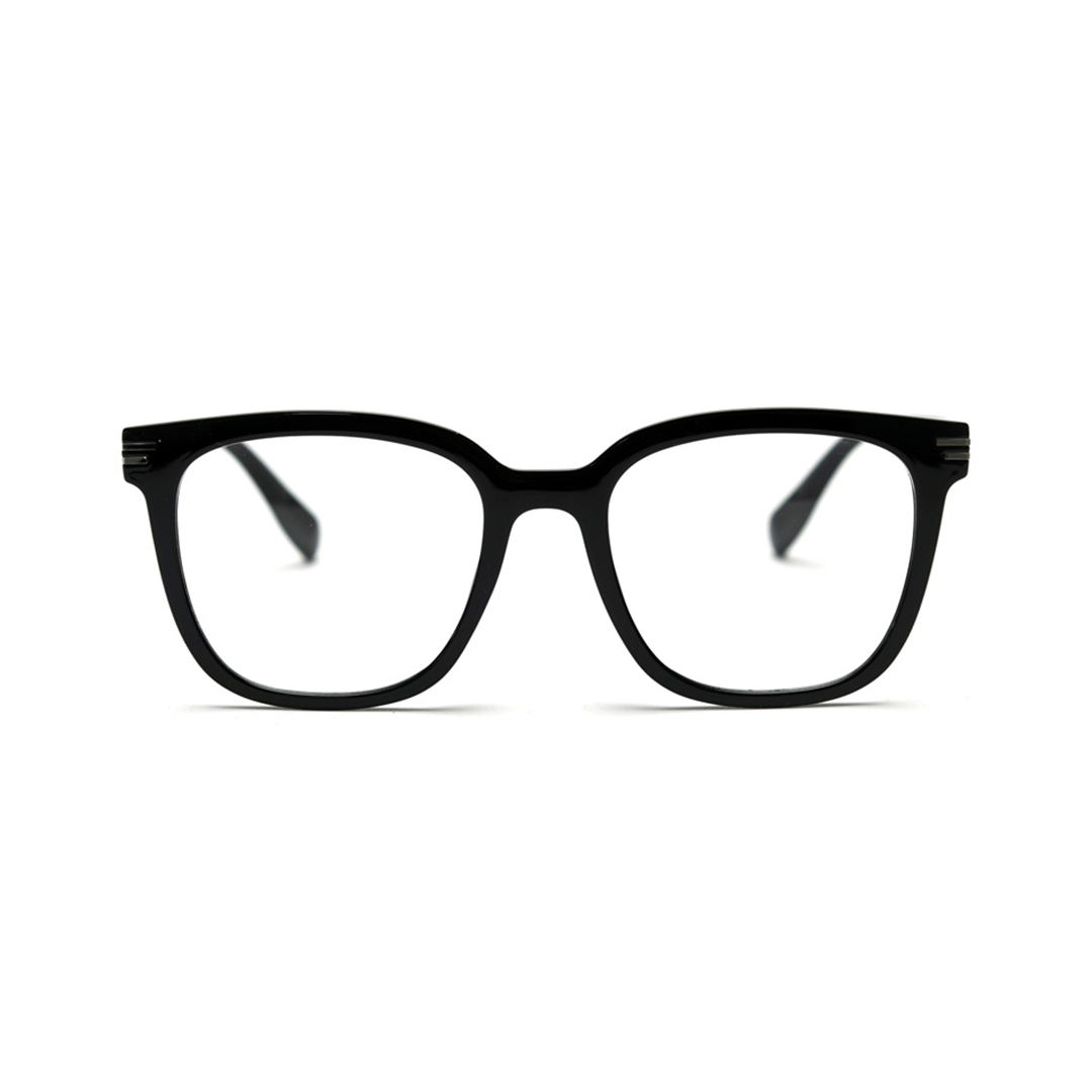 Front view of Hadley square tr90 eyeglasses SR0052508 in black