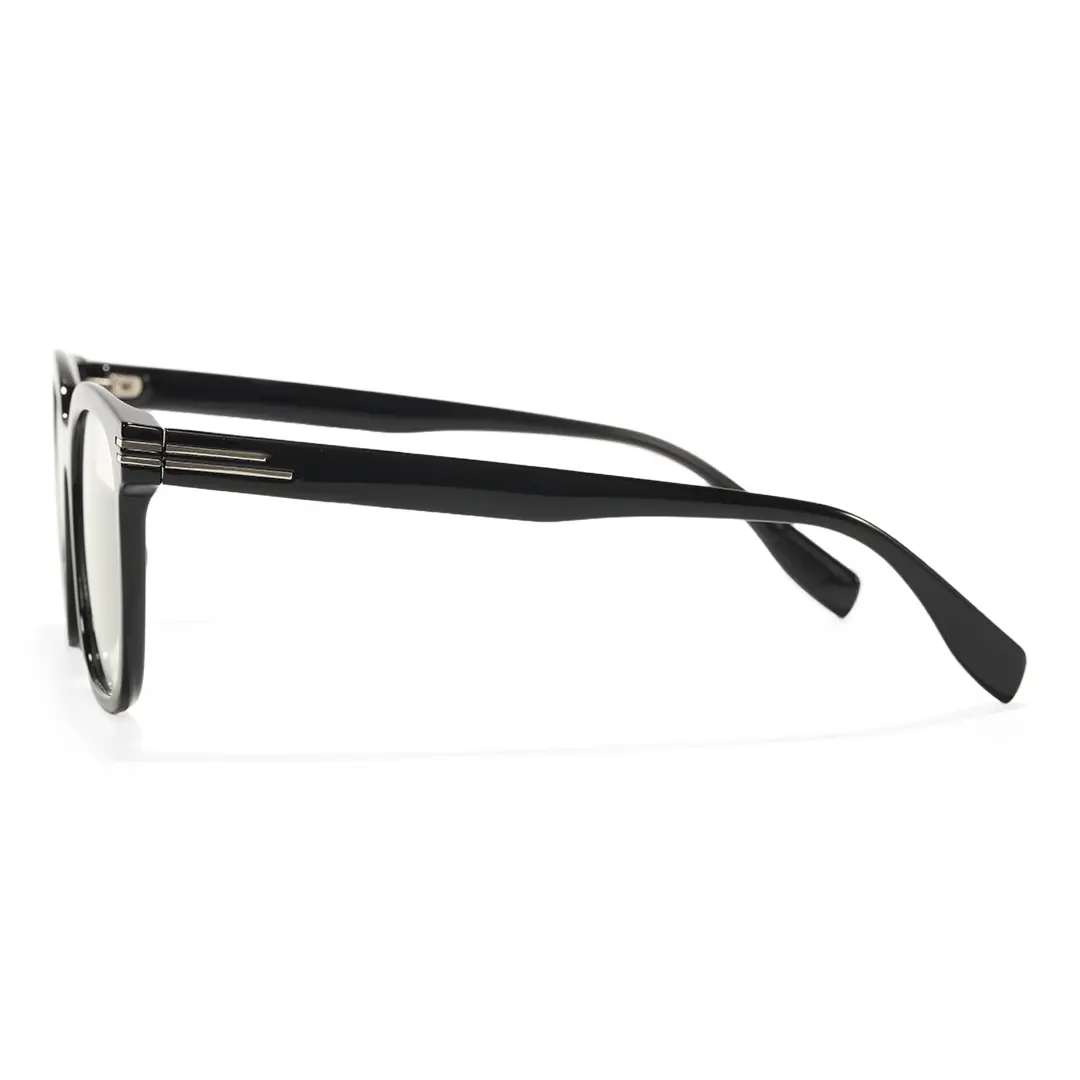 Side view of Hadley square tr90 eyeglasses SR0052508 in black