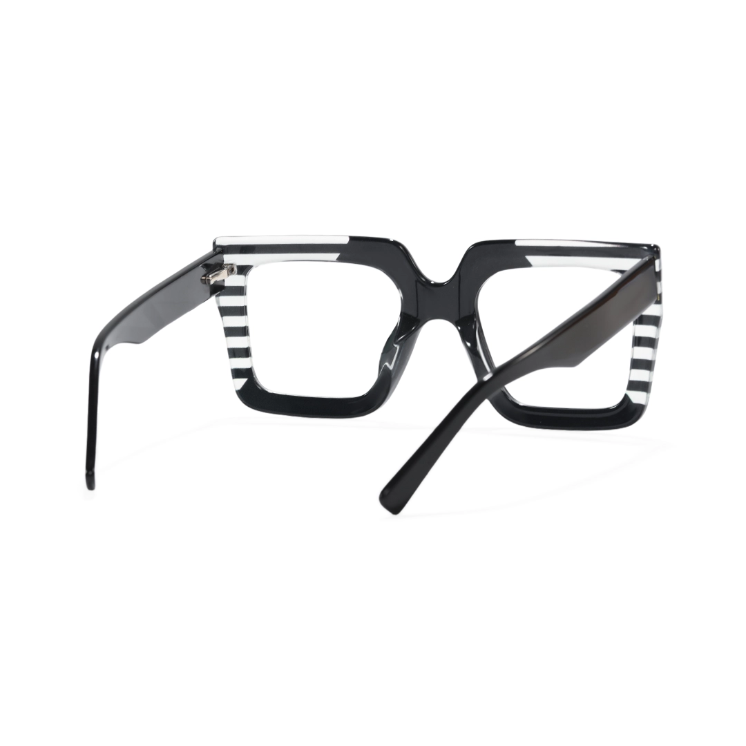 Back view of Cerys fashion square tr90 eyeglasses SR0072509 in two-tone