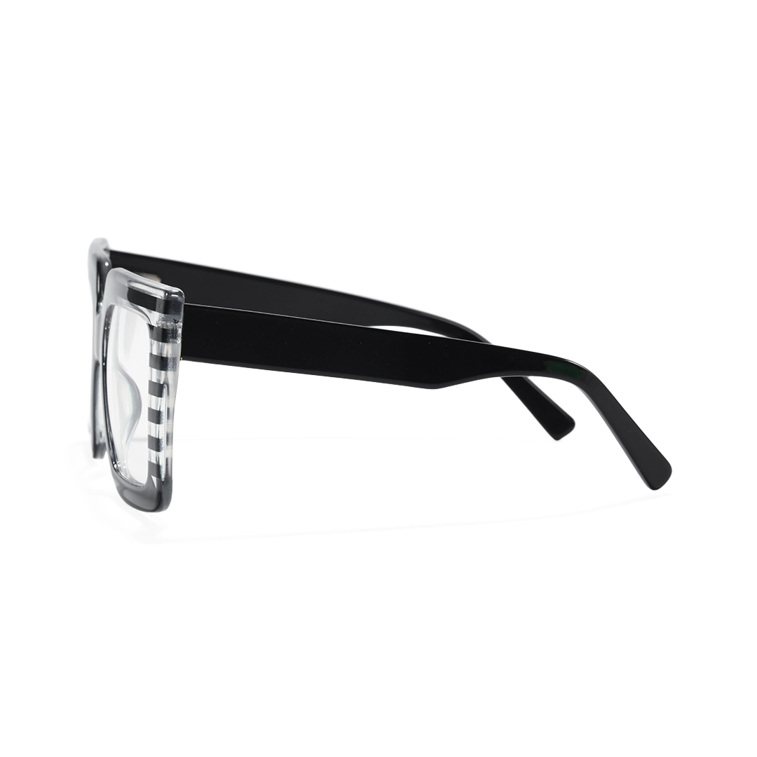 Side view of Cerys fashion square tr90 eyeglasses SR0072509 in two-tone