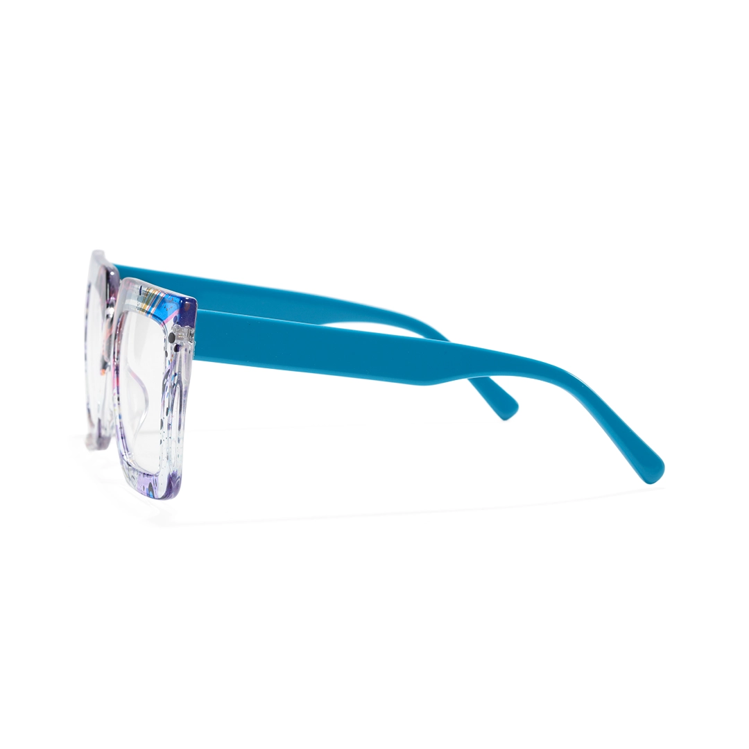 Side view of Veraine square tr90 eyeglasses SR0082509 in multicolor