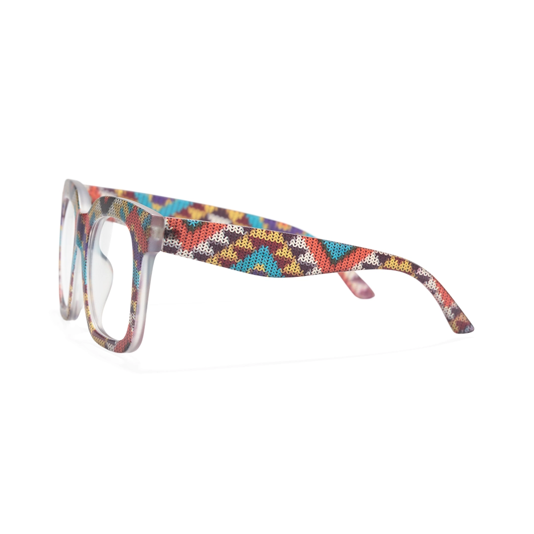 Side view of Thora square tr90 eyeglasses SR0102509 in multicolor