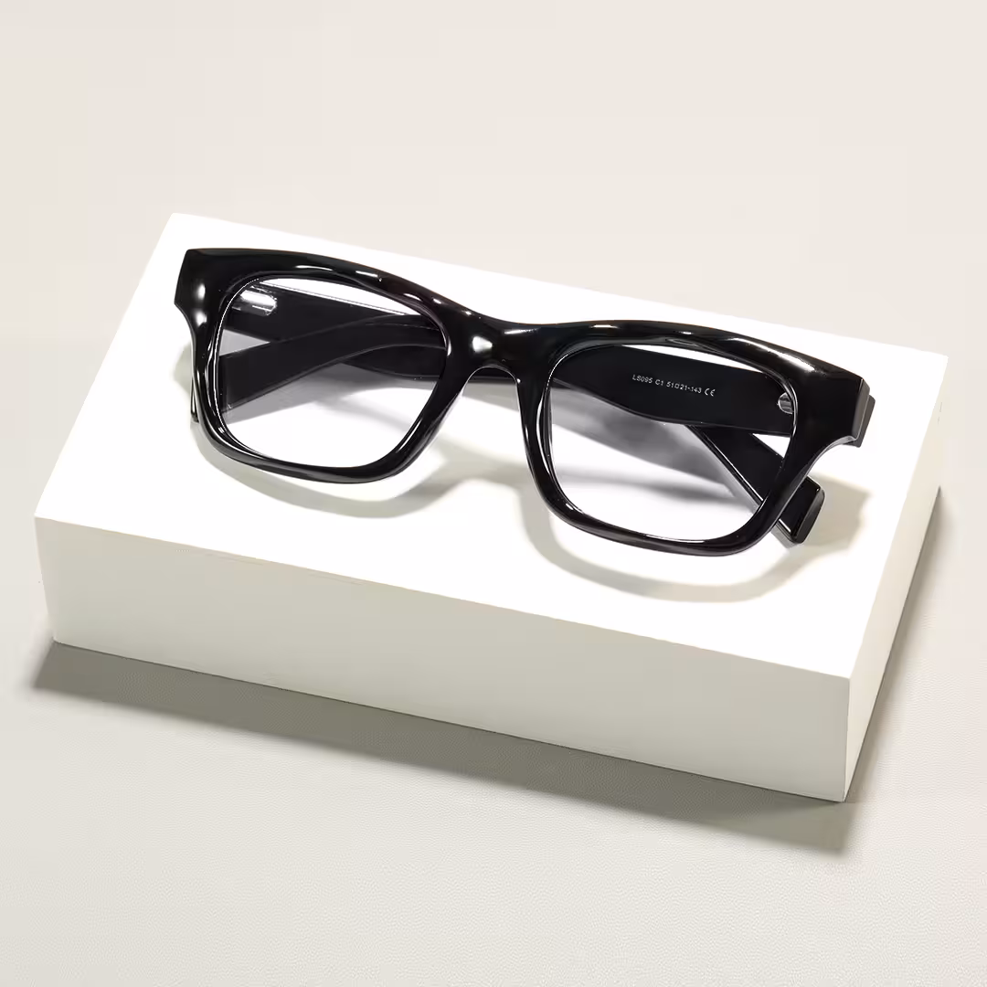 Scene view of Jael square tr90 eyeglasses SR0122605 in black