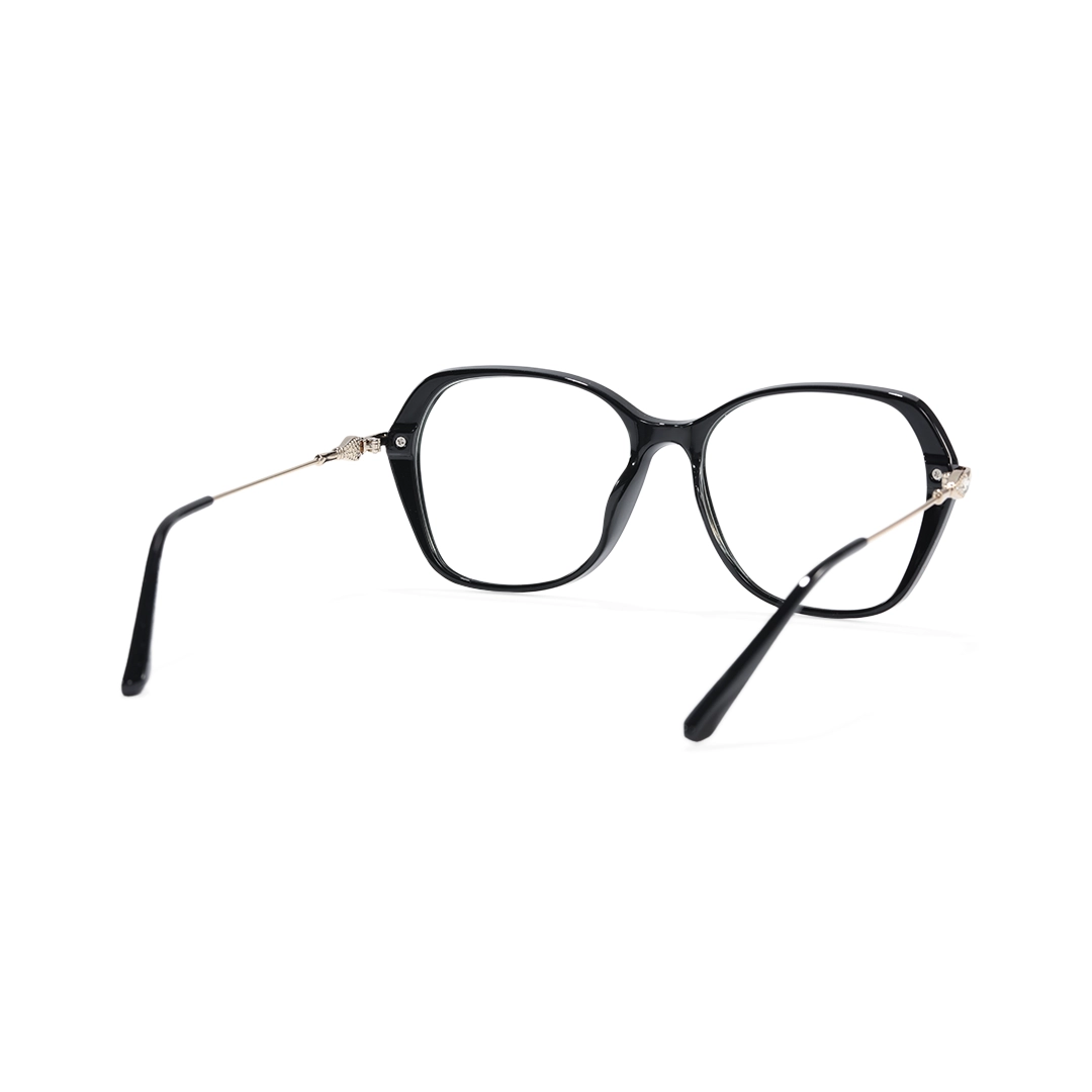 Back view of Kaelis square tr90 eyeglasses SR0132509 in black
