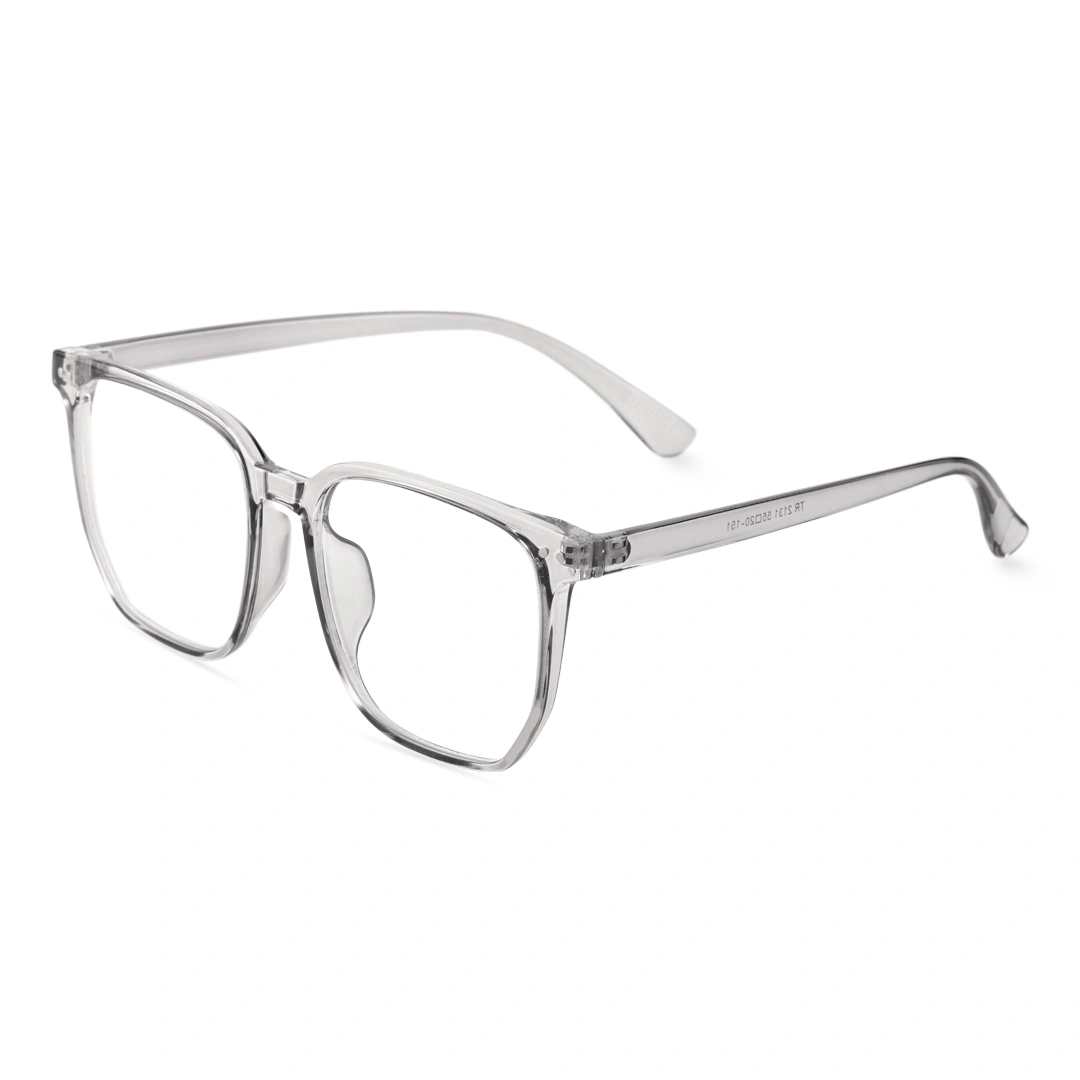 Angle view of Ezekiel square tr90 eyeglasses SR0172409 in grey
