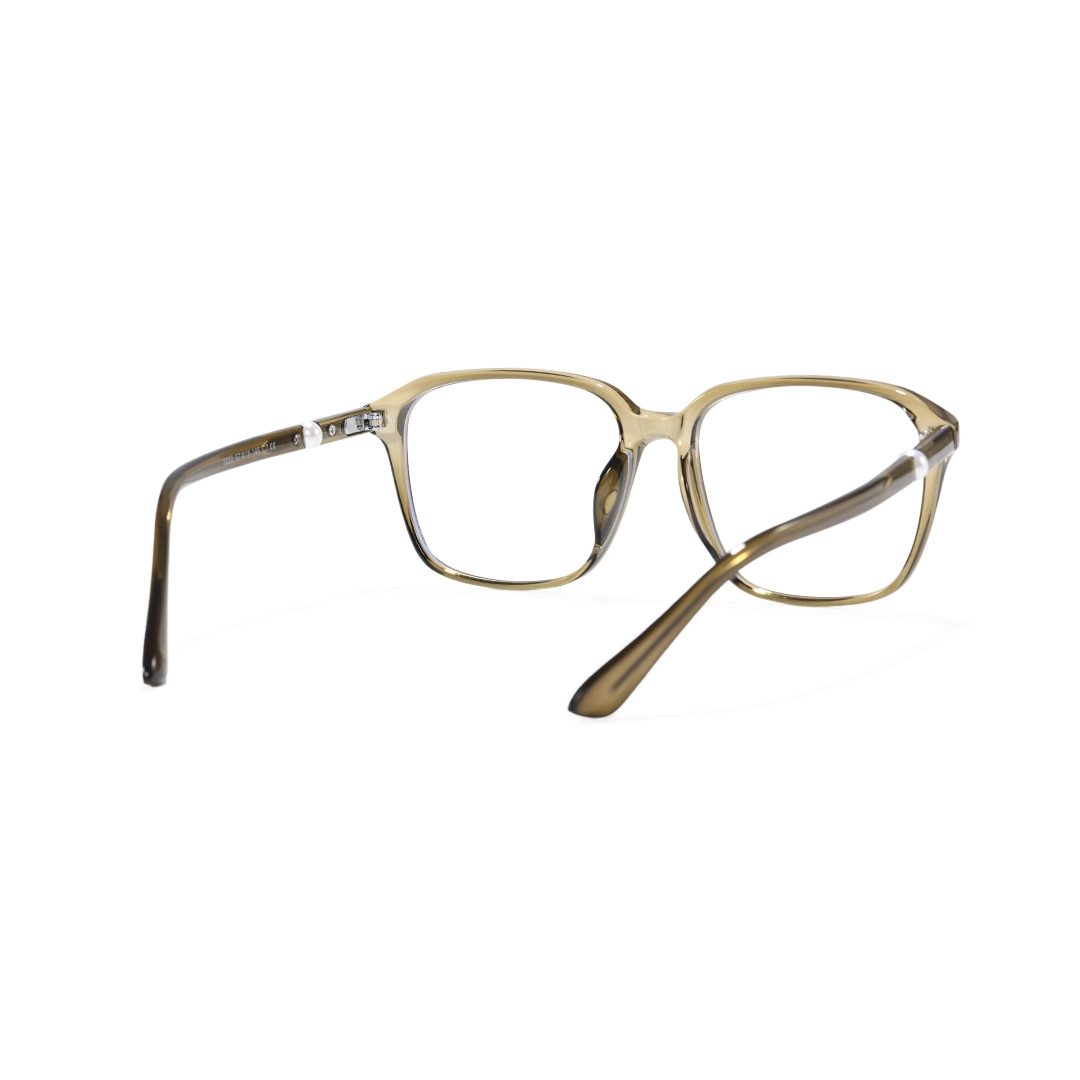 Back view of Rowena square tr90 eyeglasses SR0182509 in green