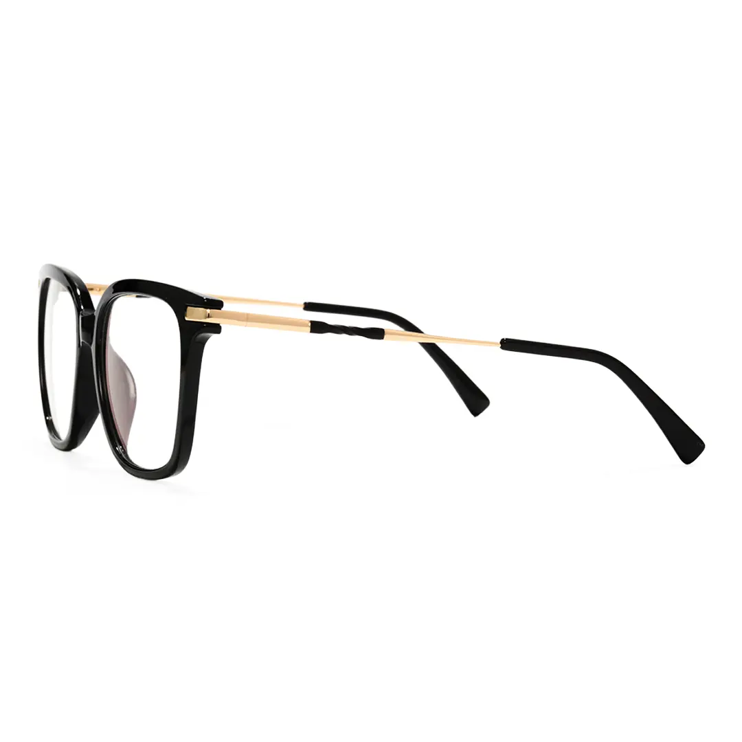 Side view of Iona square tr90 eyeglasses SR0192502 in black