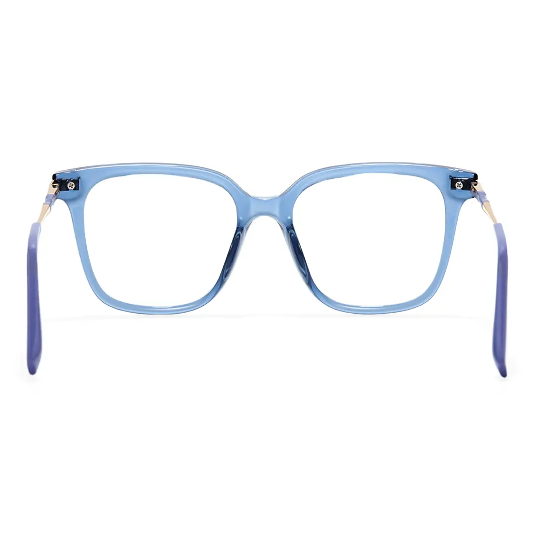 Back view of Iona square tr90 eyeglasses SR0192502 in blue