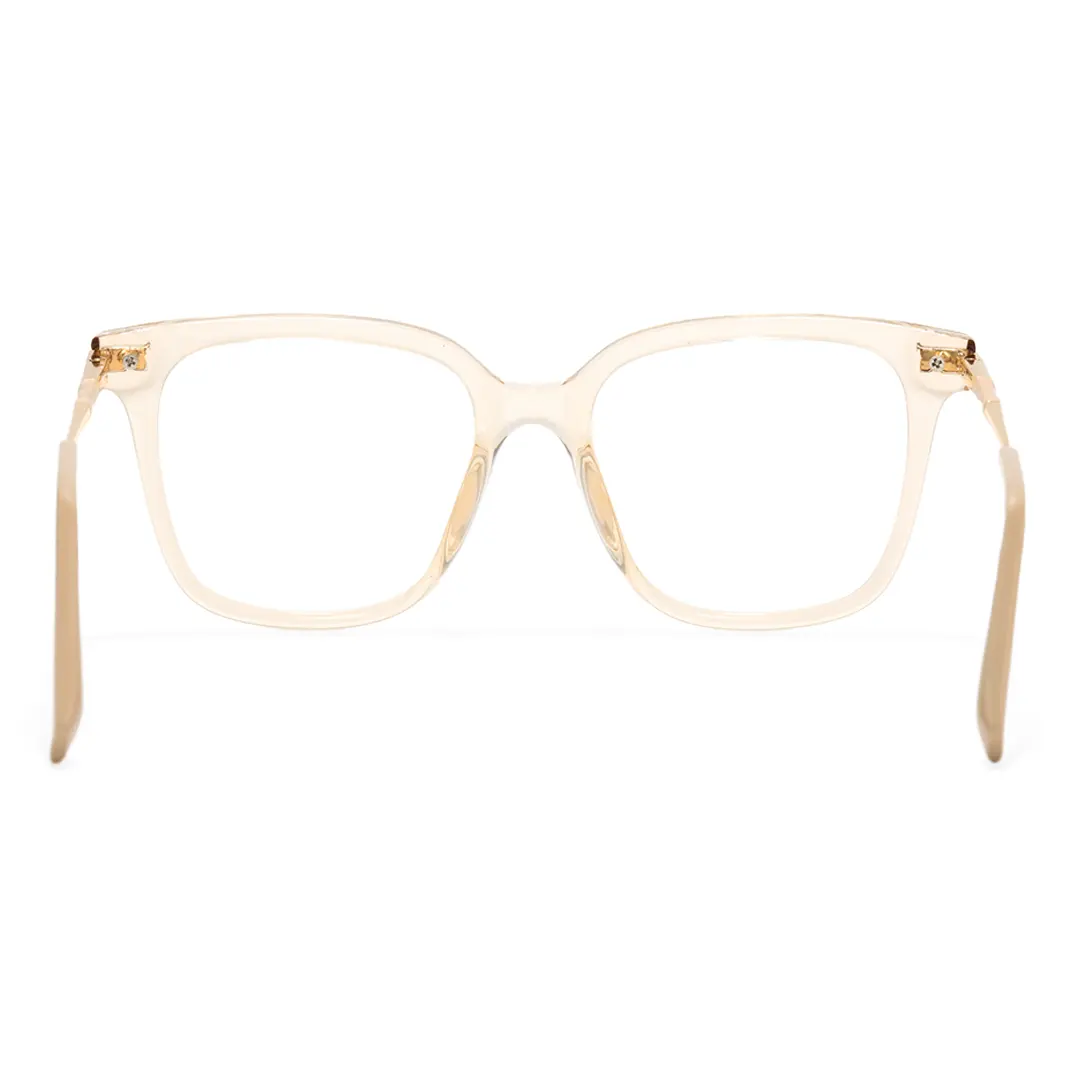 Back view of Iona square tr90 eyeglasses SR0192502 in brown