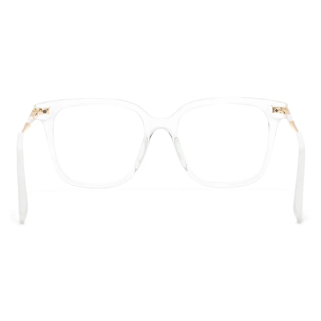 Back view of Iona square tr90 eyeglasses SR0192502 in clear