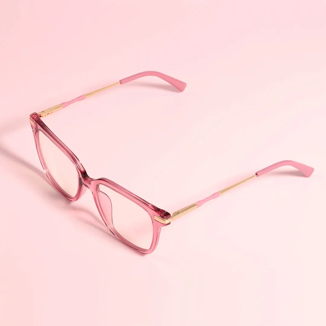 Scene view of Iona square tr90 eyeglasses SR0192502 in pink
