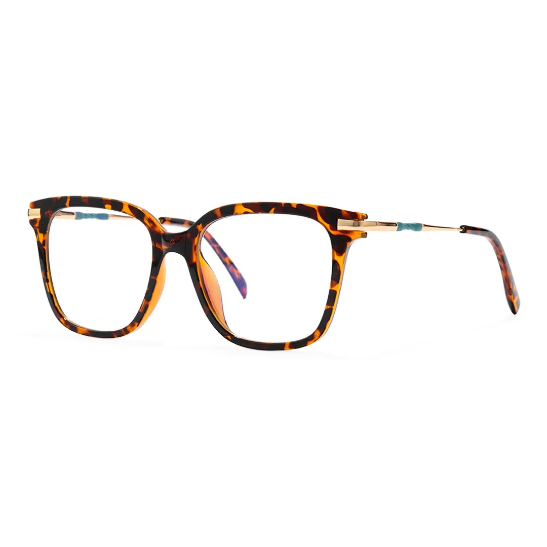 Angle view of Iona square tr90 eyeglasses SR0192502 in tortoise