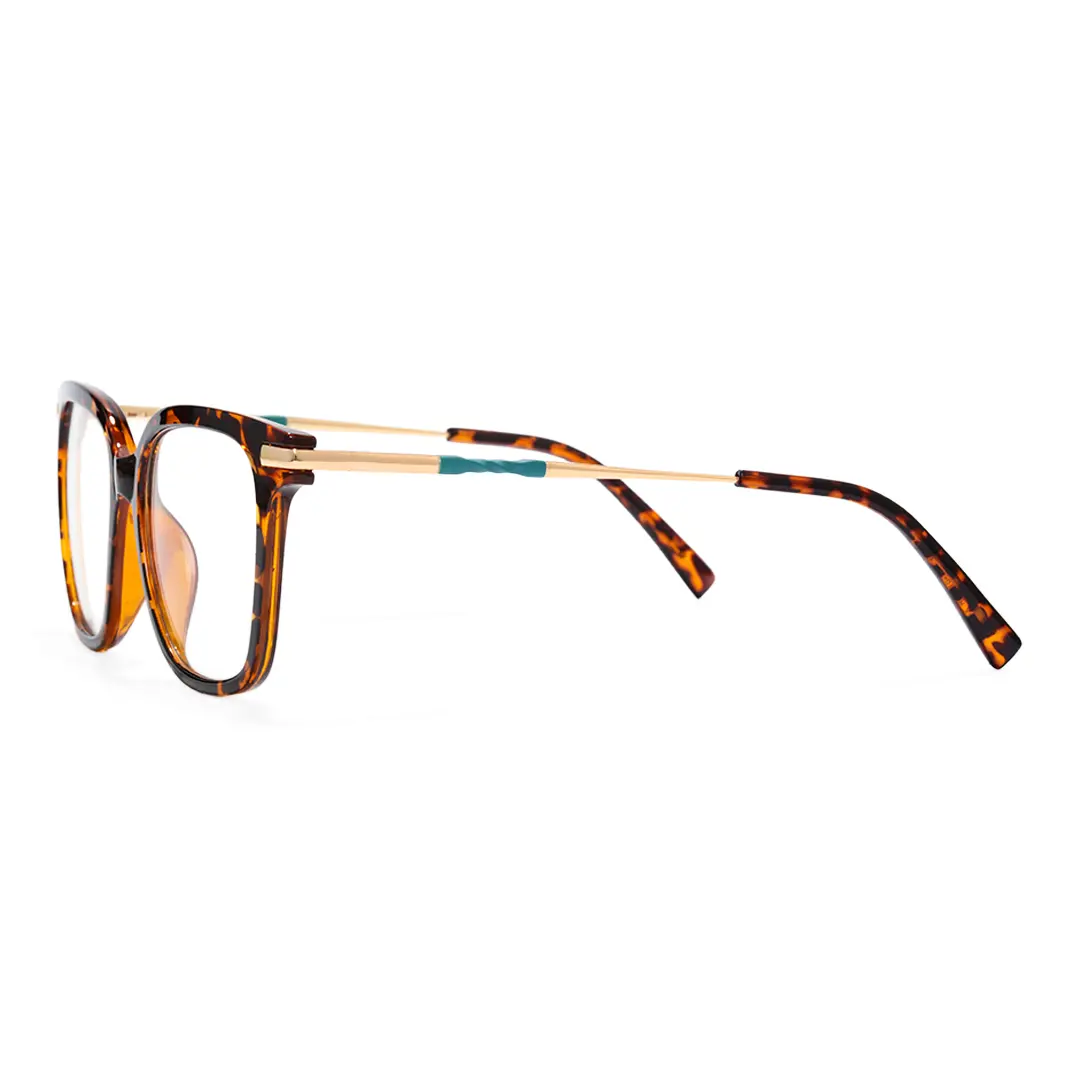 Side view of Iona square tr90 eyeglasses SR0192502 in tortoise
