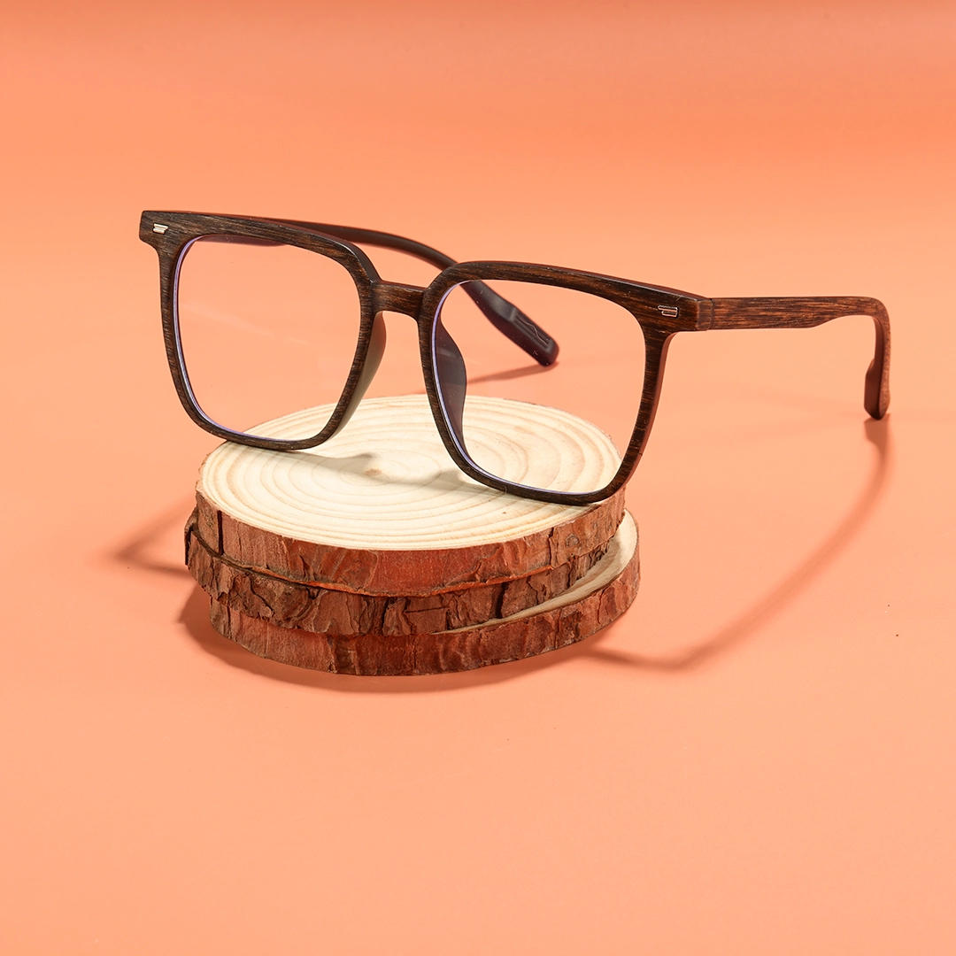 Scene view of Jareth square tr90 eyeglasses SR0212509 in brown