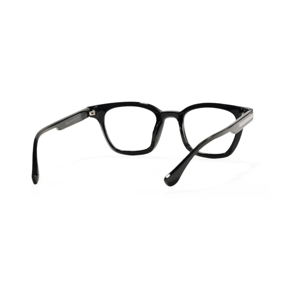 Back view of Gavin square tr90 eyeglasses SR0262508 in black