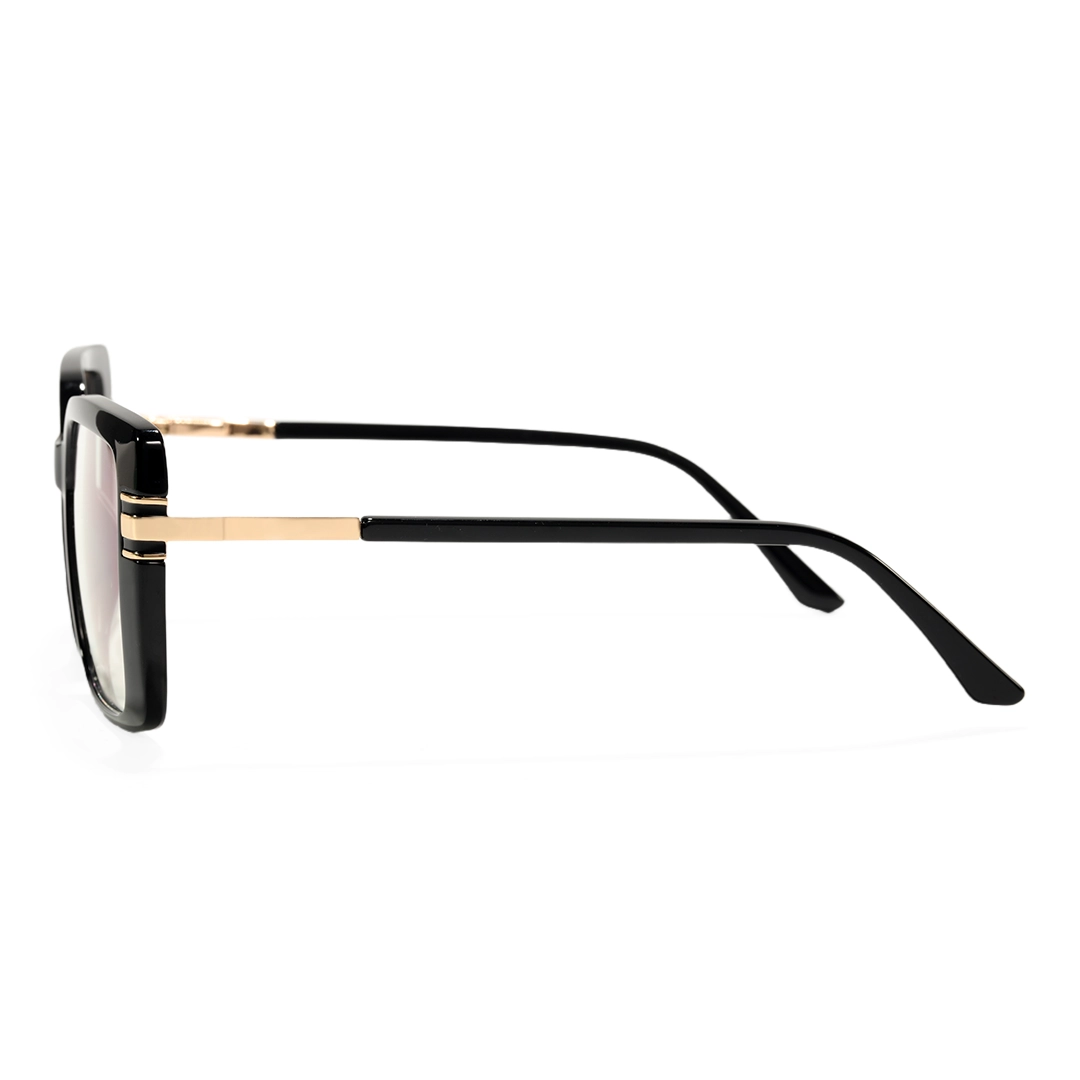 Side view of Clara square tr90 eyeglasses SR0292508 in black