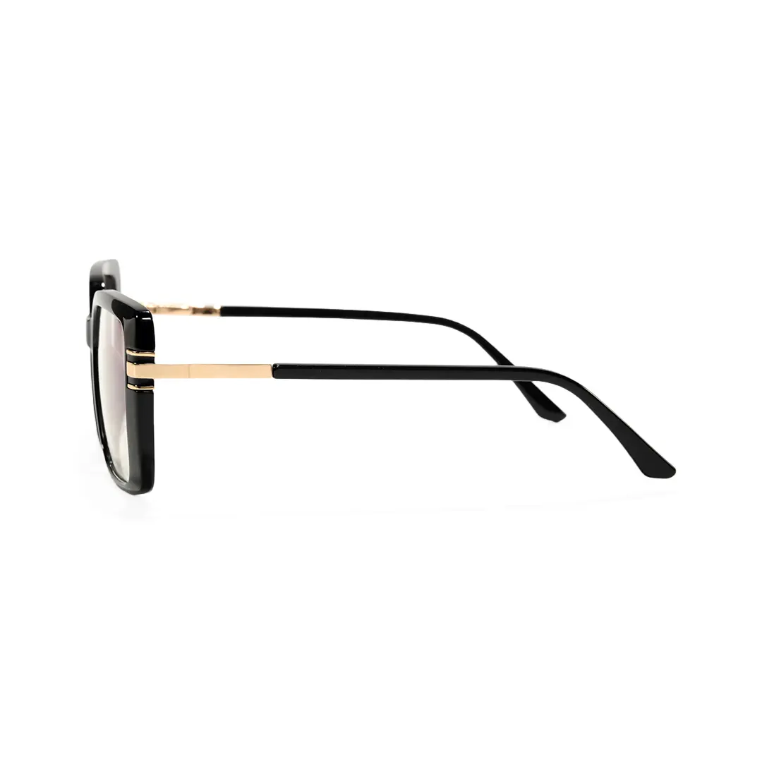 Side view of Clara square tr90 eyeglasses SR0292508 in black