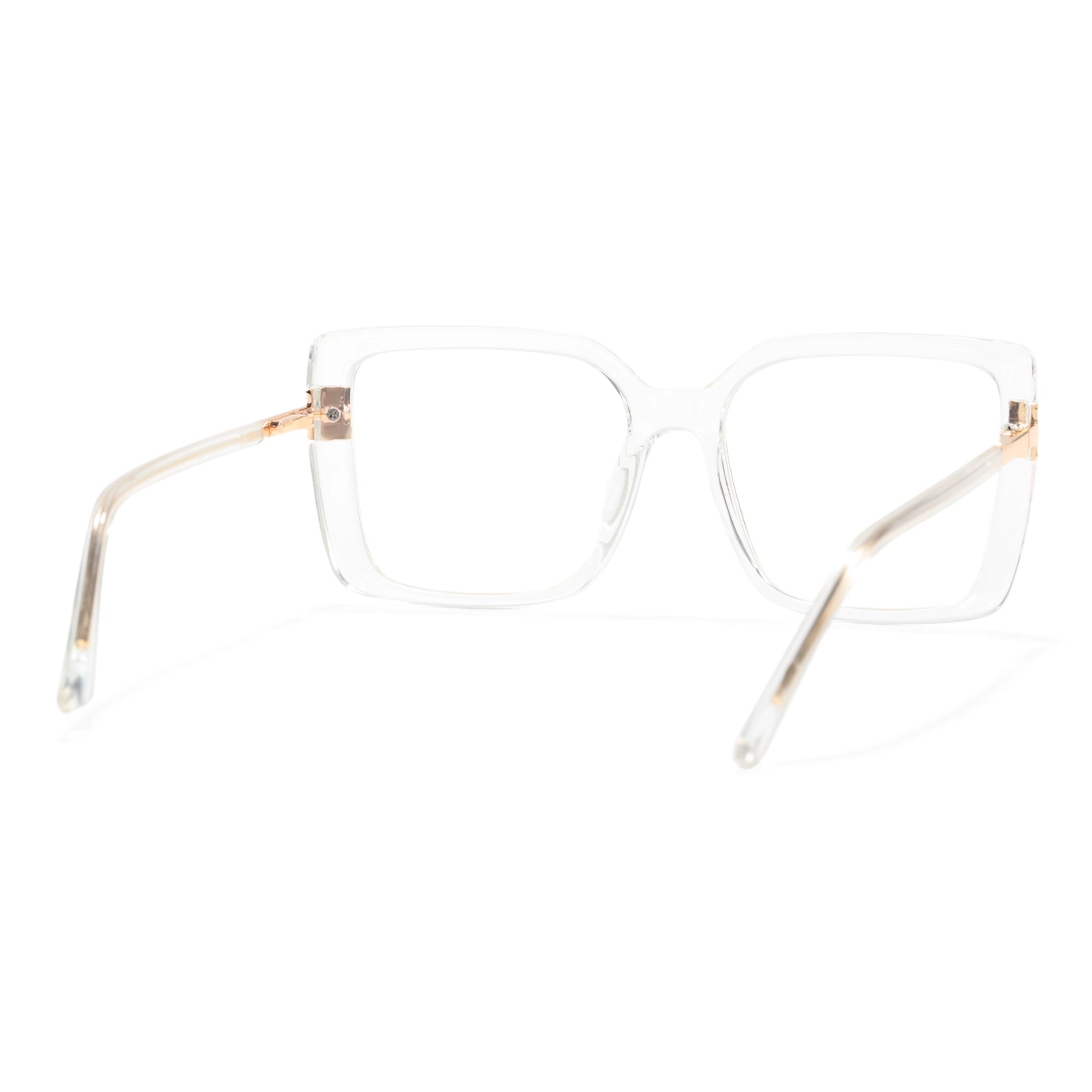 Back view of Clara square tr90 eyeglasses SR0292508 in clear