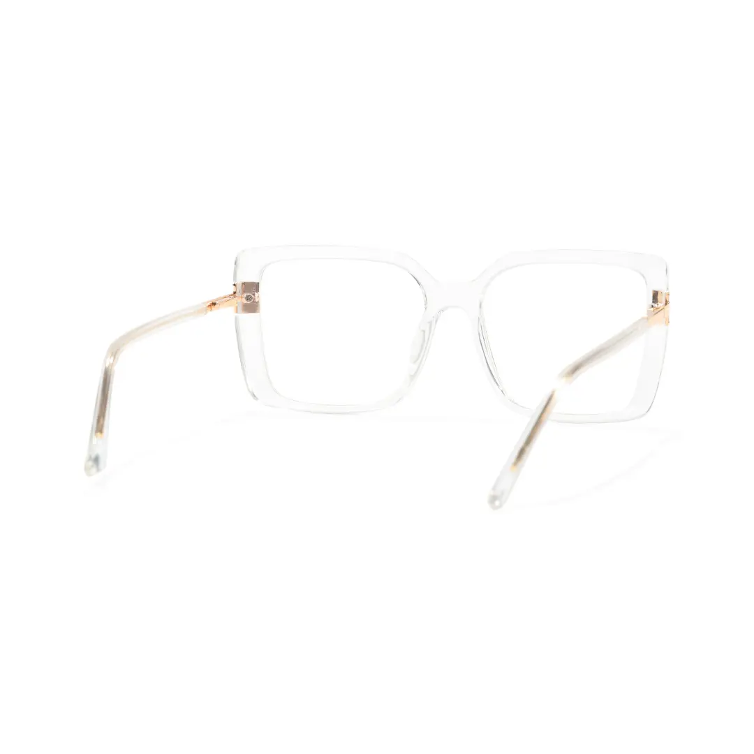 Back view of Clara square tr90 eyeglasses SR0292508 in clear
