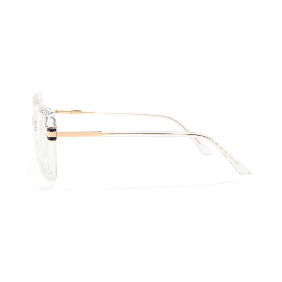 Side view of Clara square tr90 eyeglasses SR0292508 in clear