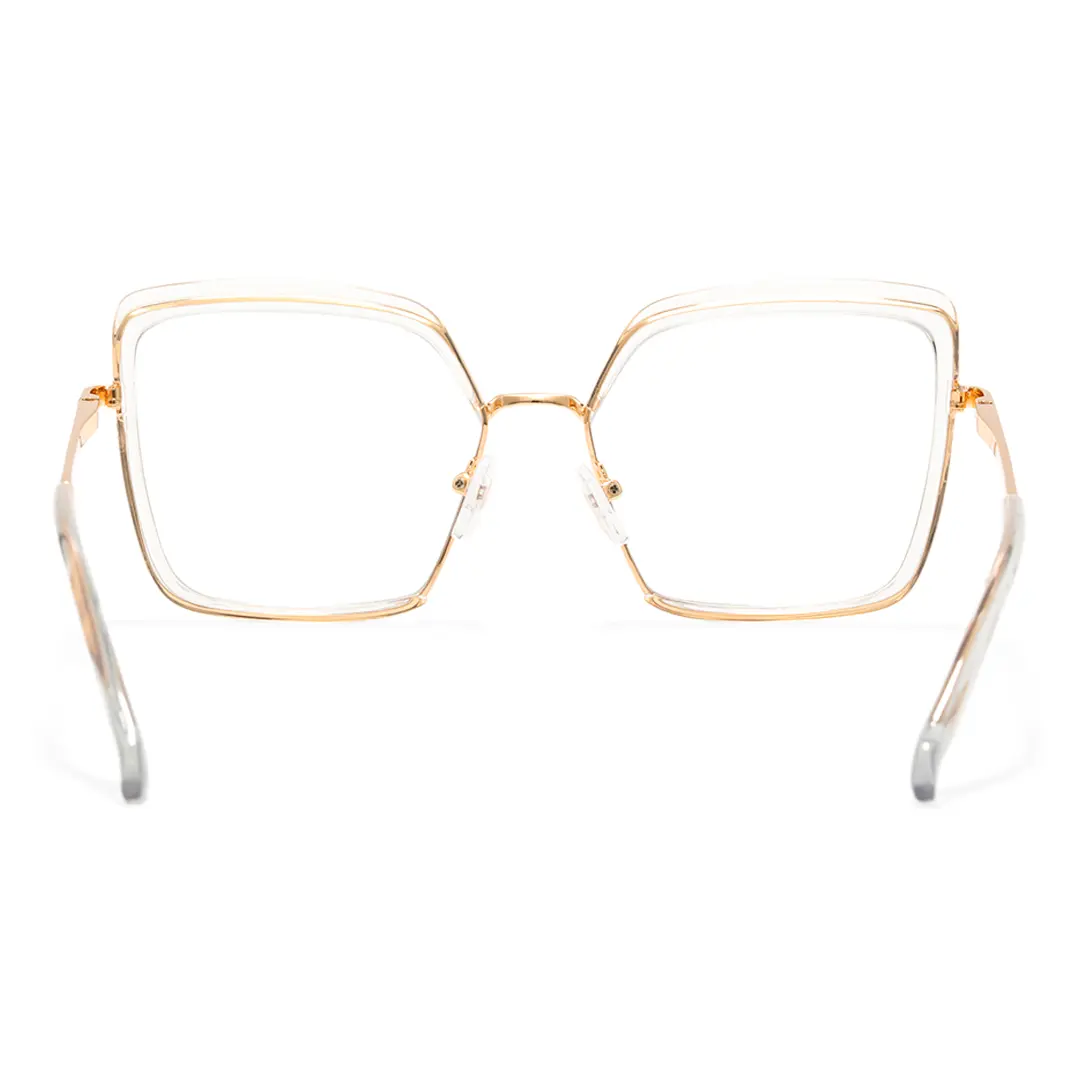Back view of Bryn square tr90 eyeglasses SR0332503 in clear