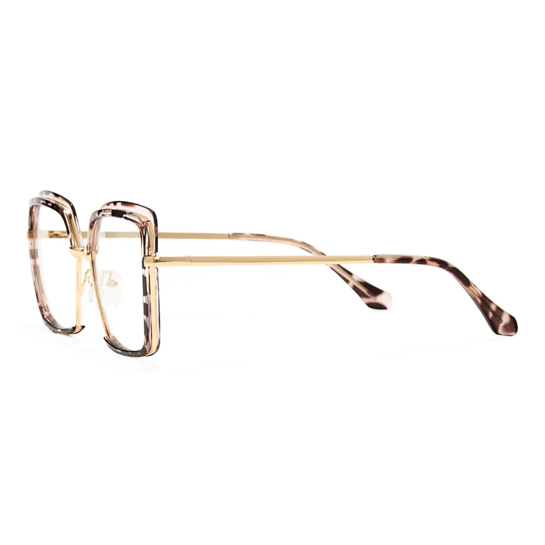 Side view of Bryn square tr90 eyeglasses SR0332503 in tortoise