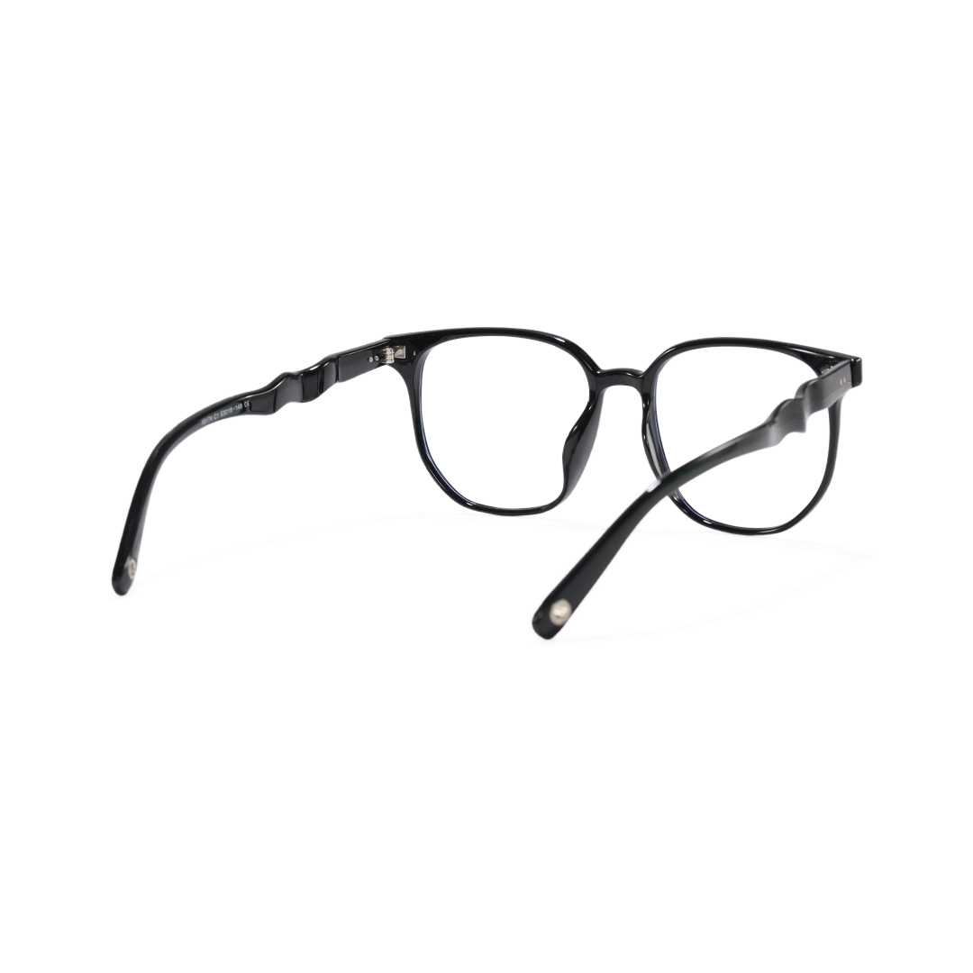 Back view of Orion square tr90 eyeglasses SR0342509 in black