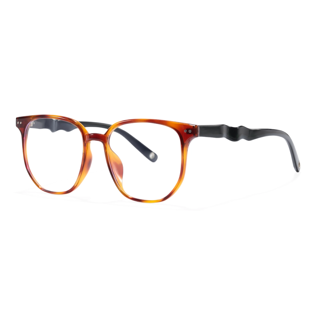 Angle view of Orion square tr90 eyeglasses SR0342509 in tortoise
