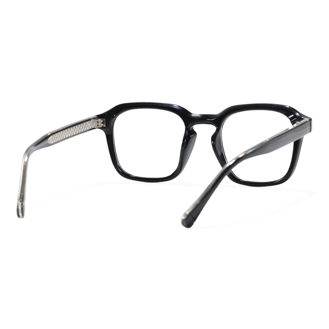 Back view of Sable square tr90 eyeglasses SR0352509 in black
