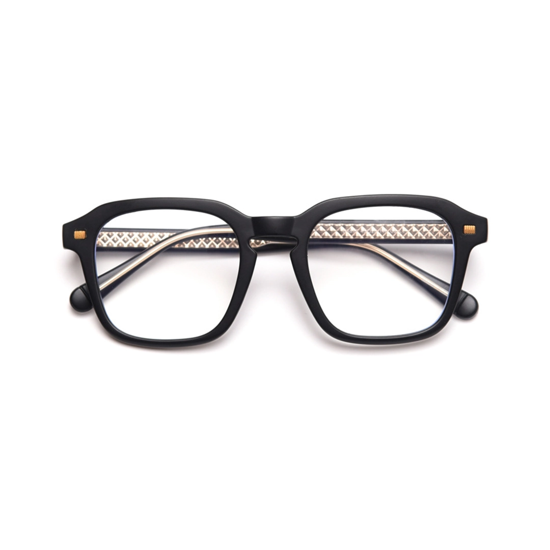 Front folded view of Sable square tr90 eyeglasses SR0352509 in black