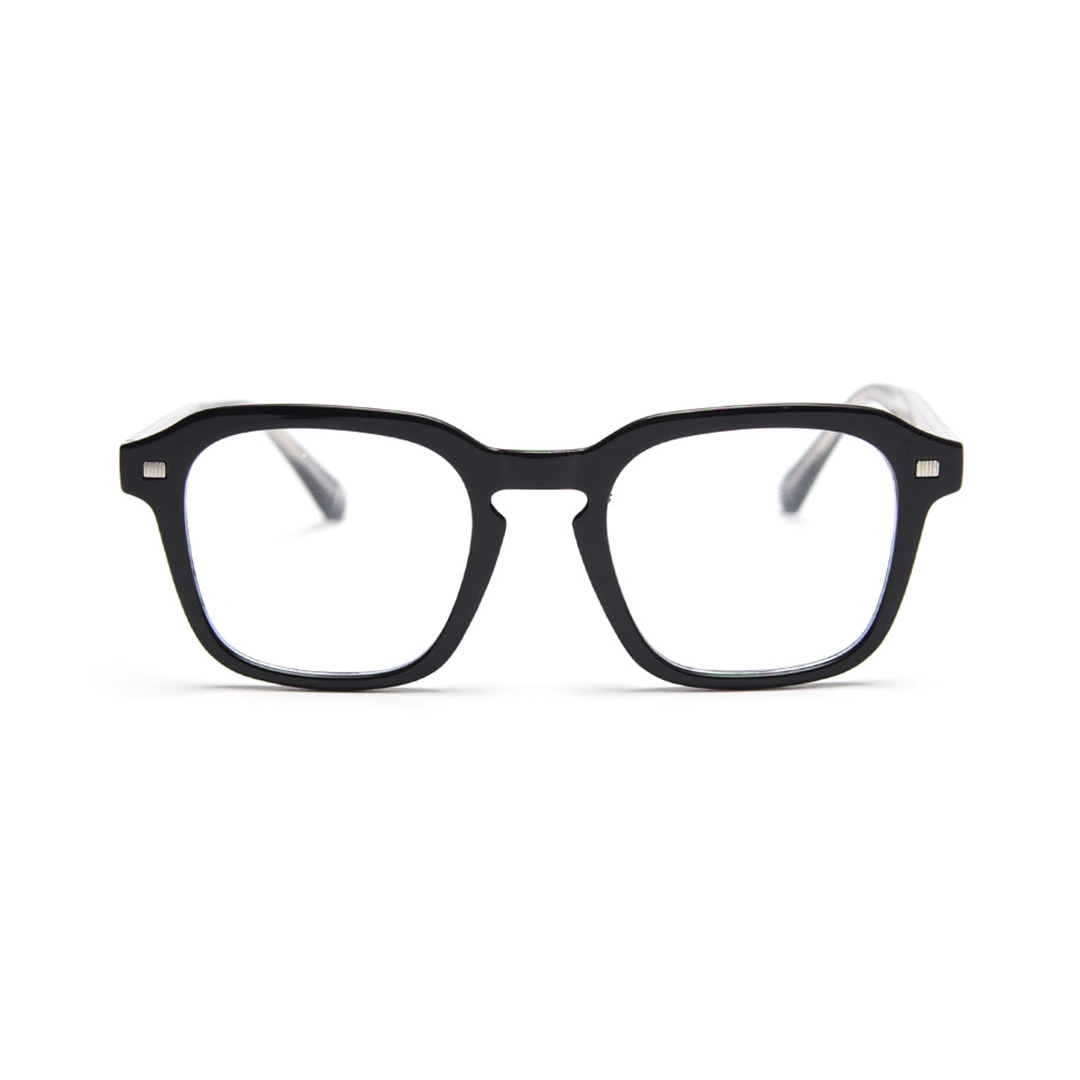 Front view of Sable square tr90 eyeglasses SR0352509 in black