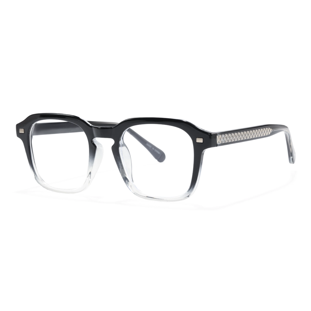 Angle view of Sable square tr90 eyeglasses SR0352509 in two tone