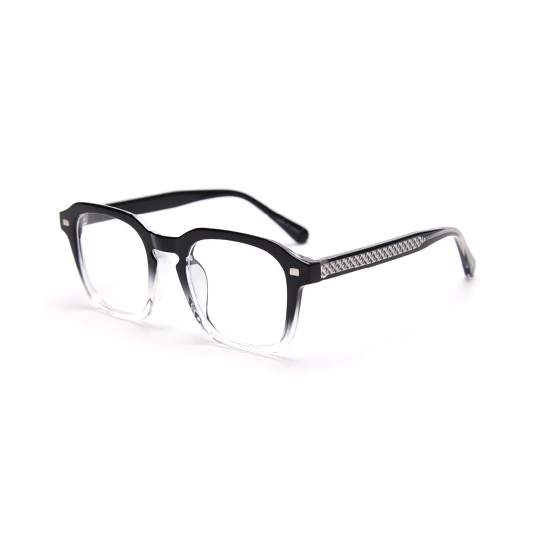 Angle view of Sable square tr90 eyeglasses SR0352509 in two tone
