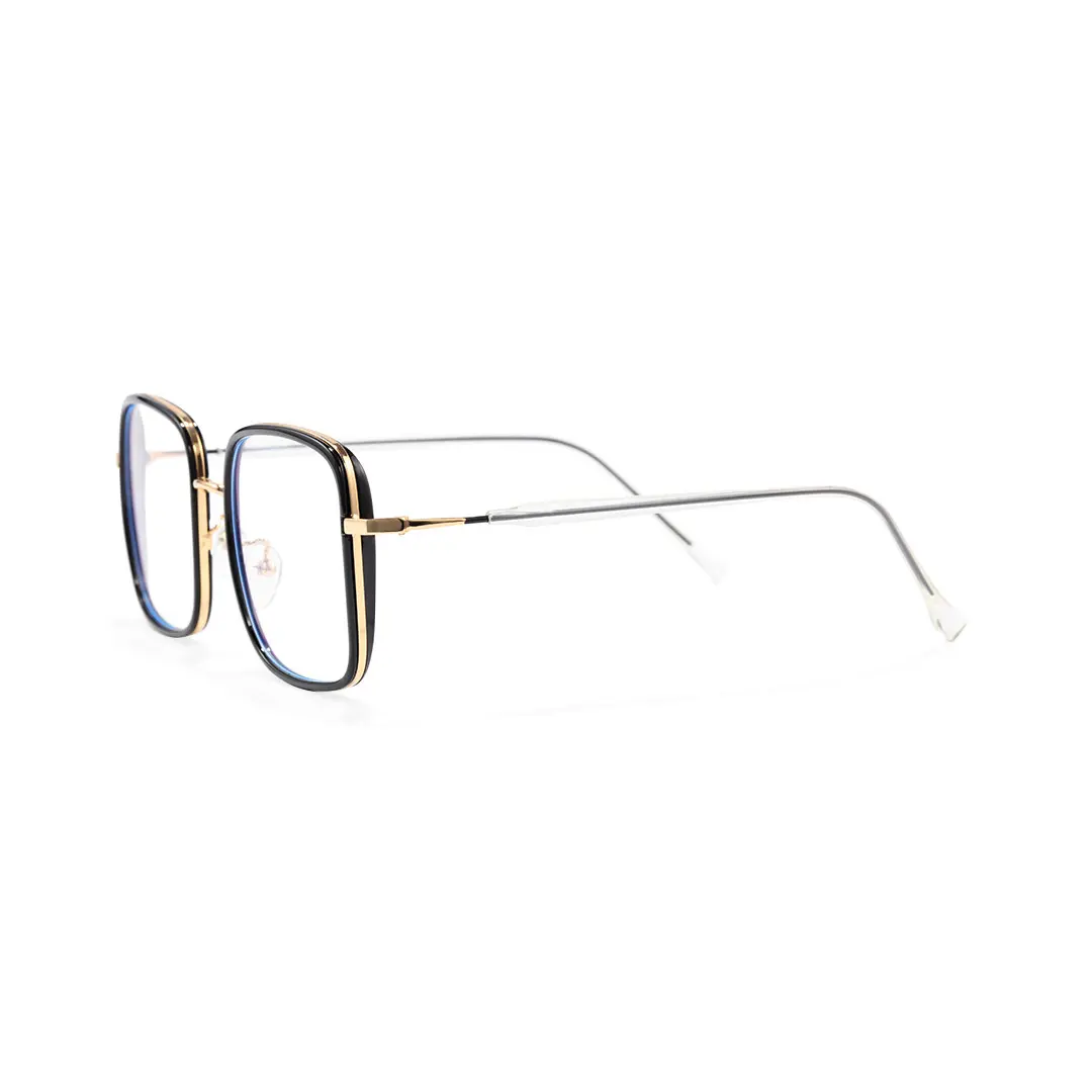 Side view of Zara square tr90 eyeglasses SX0062504 in black