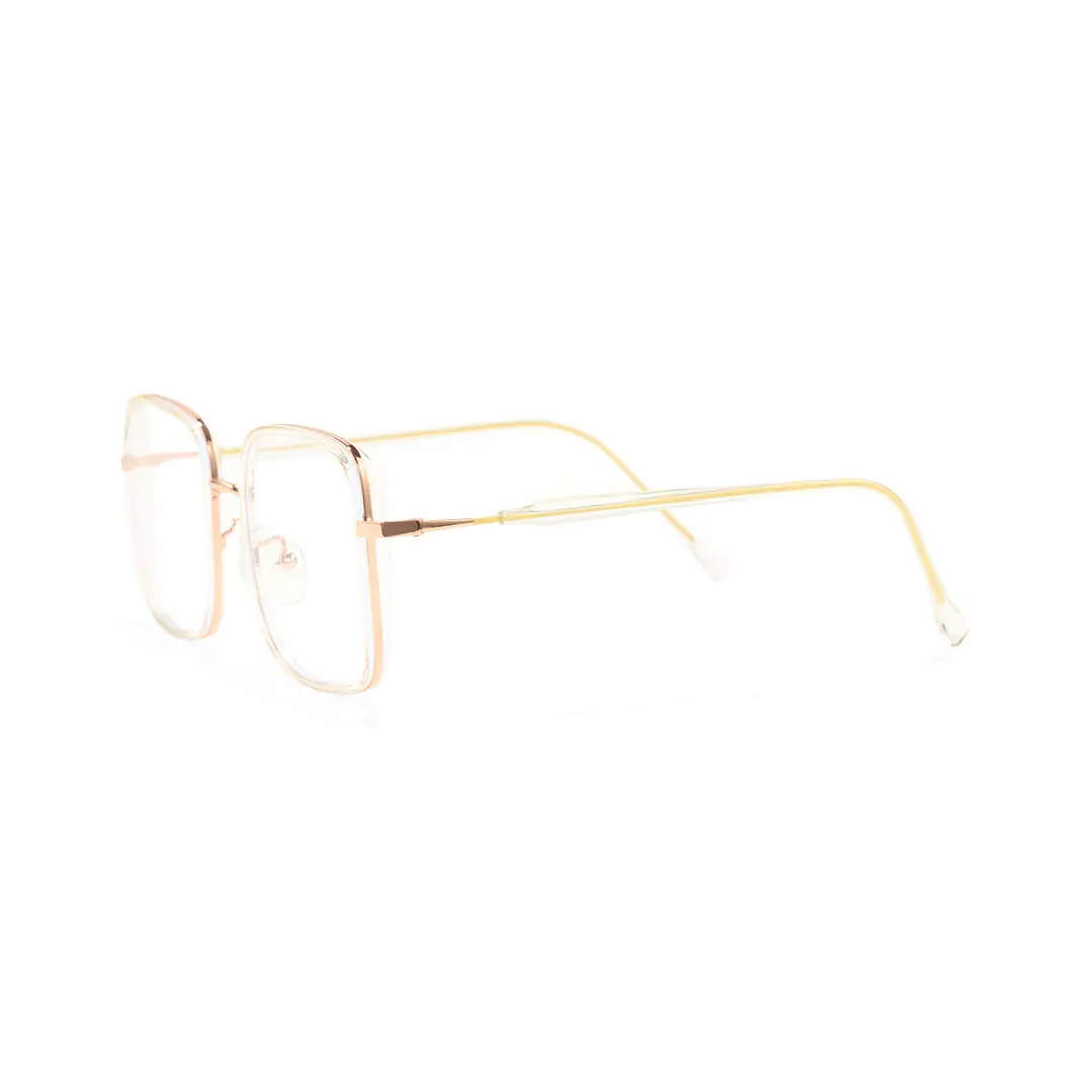 Side view of Zara square tr90 eyeglasses SX0062504 in clear