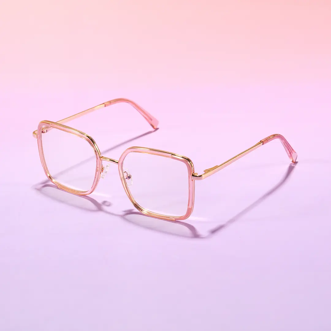 Scene view of Noelle square tr90 eyeglasses SX0302508 in pink