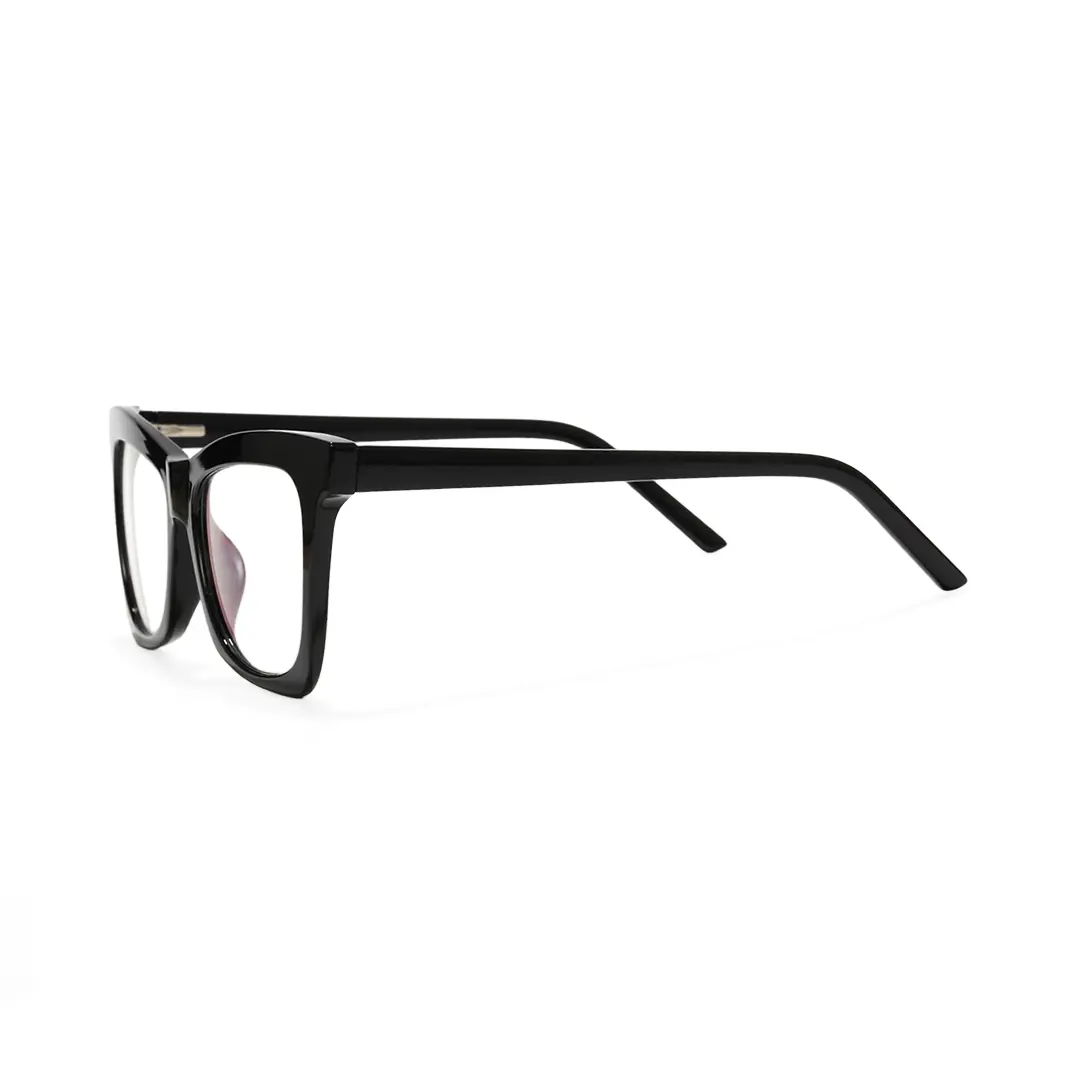 Side view of Eira butterfly tr90 eyeglasses UR0152502 in black