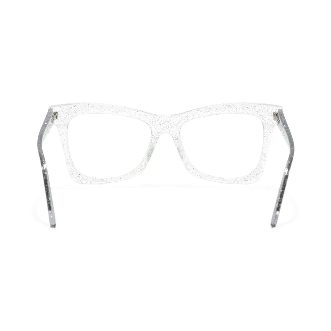 Back view of Eira butterfly tr90 eyeglasses UR0152502 in clear