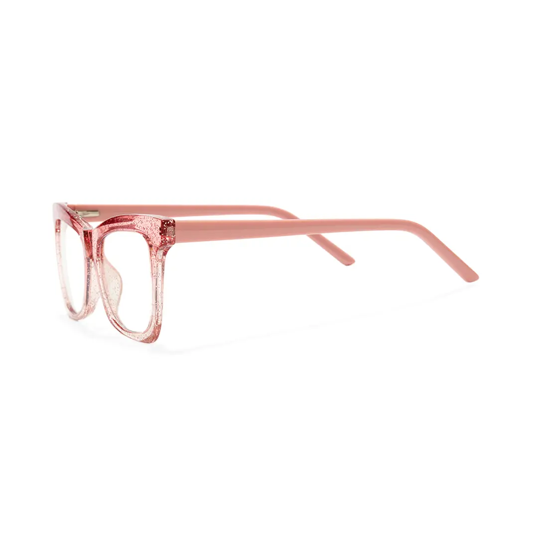 Side view of Eira butterfly tr90 eyeglasses UR0152502 in pink