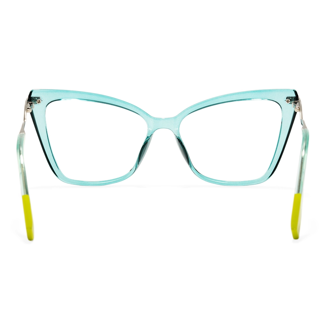 Back view of Aida butterfly tr90 eyeglasses UR0172502 in blue