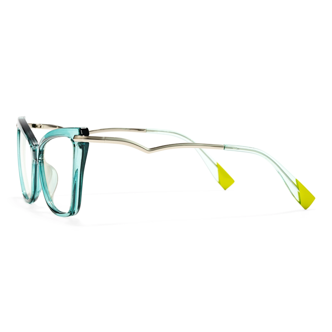 Side view of Aida butterfly tr90 eyeglasses UR0172502 in blue