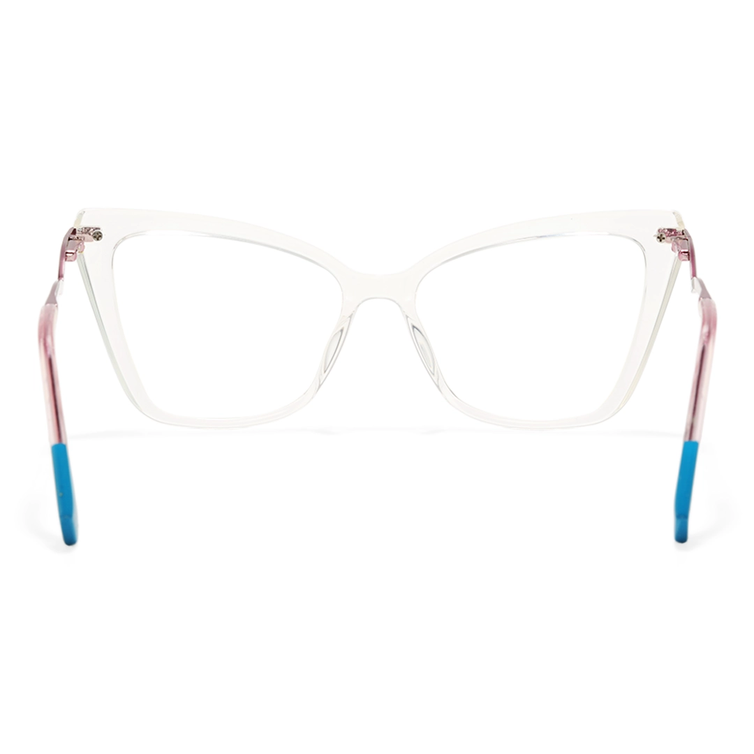 Back view of Aida butterfly tr90 eyeglasses UR0172502 in clear