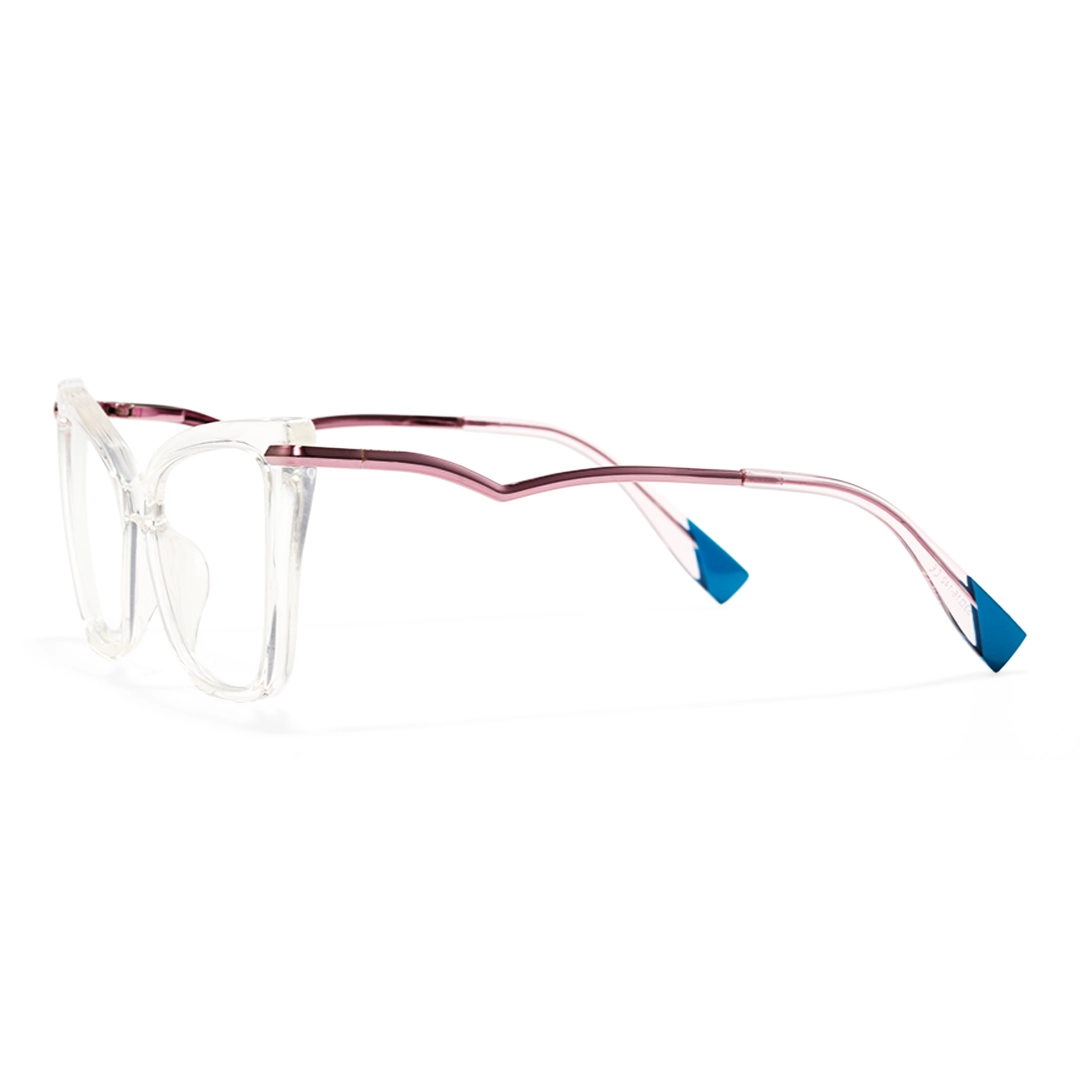 Side view of Aida butterfly tr90 eyeglasses UR0172502 in clear