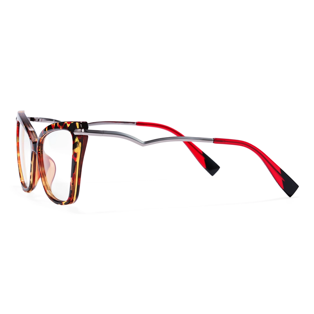 Angle view of Aida butterfly tr90 eyeglasses UR0172502 in tortoise