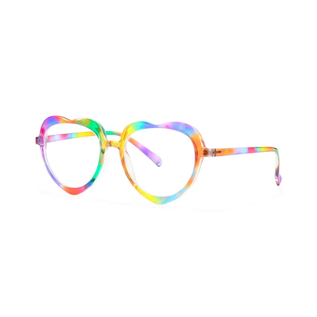 Angle view of Mylah heart tr90 eyeglasses UR0552506 in multicolor