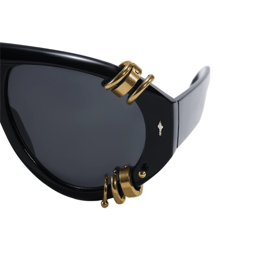 End piece detail of Wisp aviator pc sunglasses AP0082604 in gold